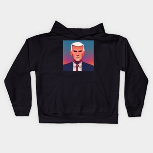 Mike Pence | Comics Style Kids Hoodie